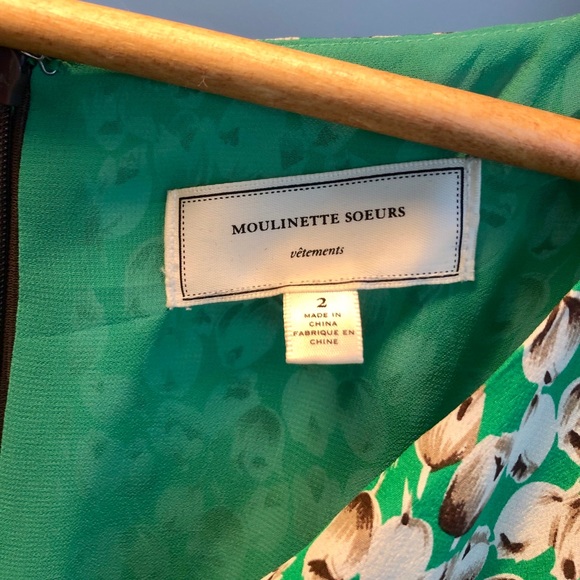 Moulinette Soeurs Silk Dress - size 2 - Picture 4 of 6